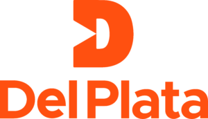 Logo Radio Del Plata VERTICAL Naranja RPD