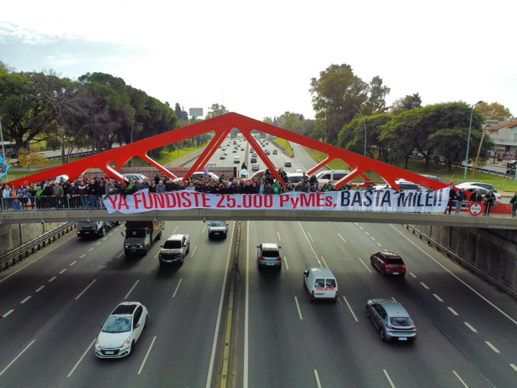Crisis PyME: marchan en San Martín por 25 mil cierres