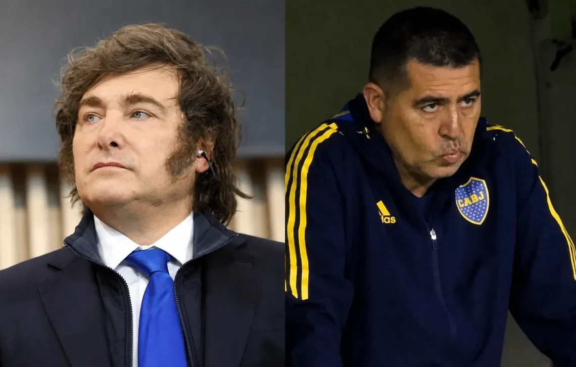 Javier Milei apuntó contra Juan Román Riquelme tras la eliminación de Boca