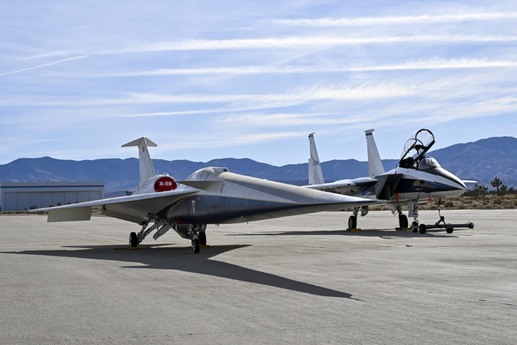 El X-59 de la NASA se prepara para despegar y promete unir Londres y Nueva York en 3 horas