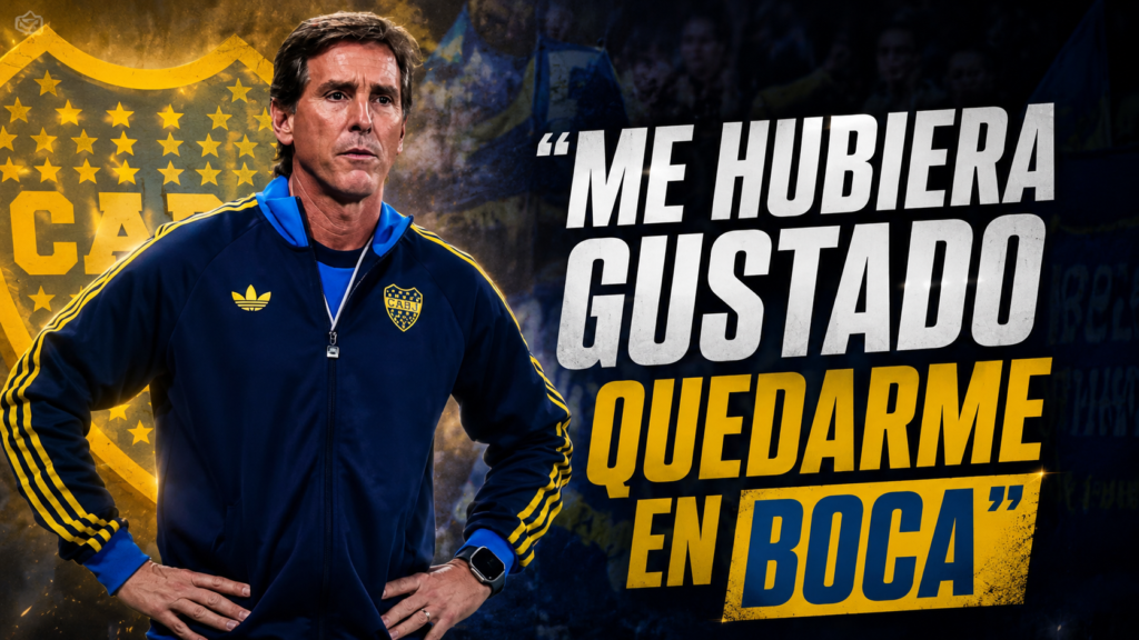 “Firmé la rescisión con mucha angustia de haber salido”: Claudio Úbeda rompió el silencio tras dejar Boca