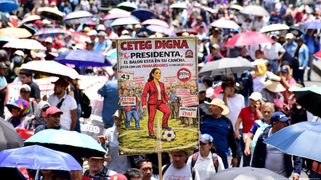 A dos días del Mundial, docentes bloquean el Estadio Azteca y amenazan con nuevas protestas en el debut
