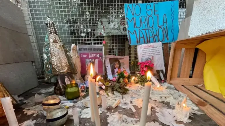 Así fu el último adiós a Agostina Vega