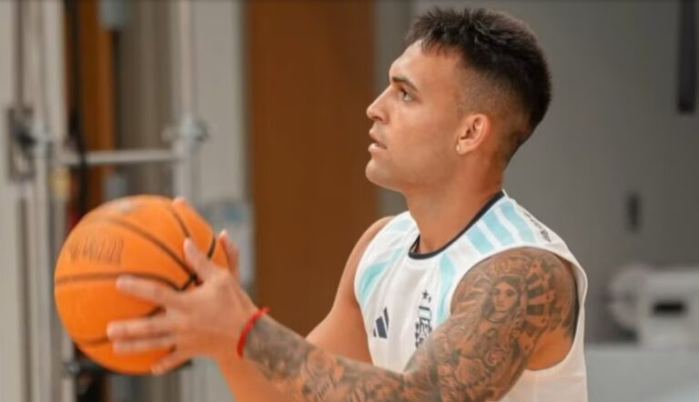 Lautaro y Dibu Martínez se lucieron en un desafío…
