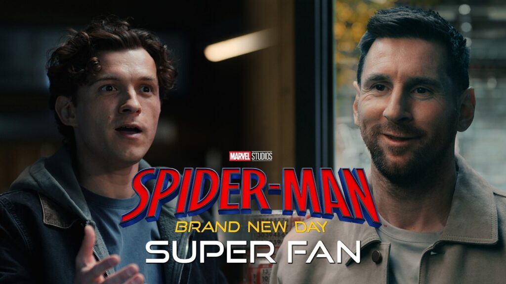 Leo Messi y Tom Holland protagonizan juntos la promo de Spider-Man 4