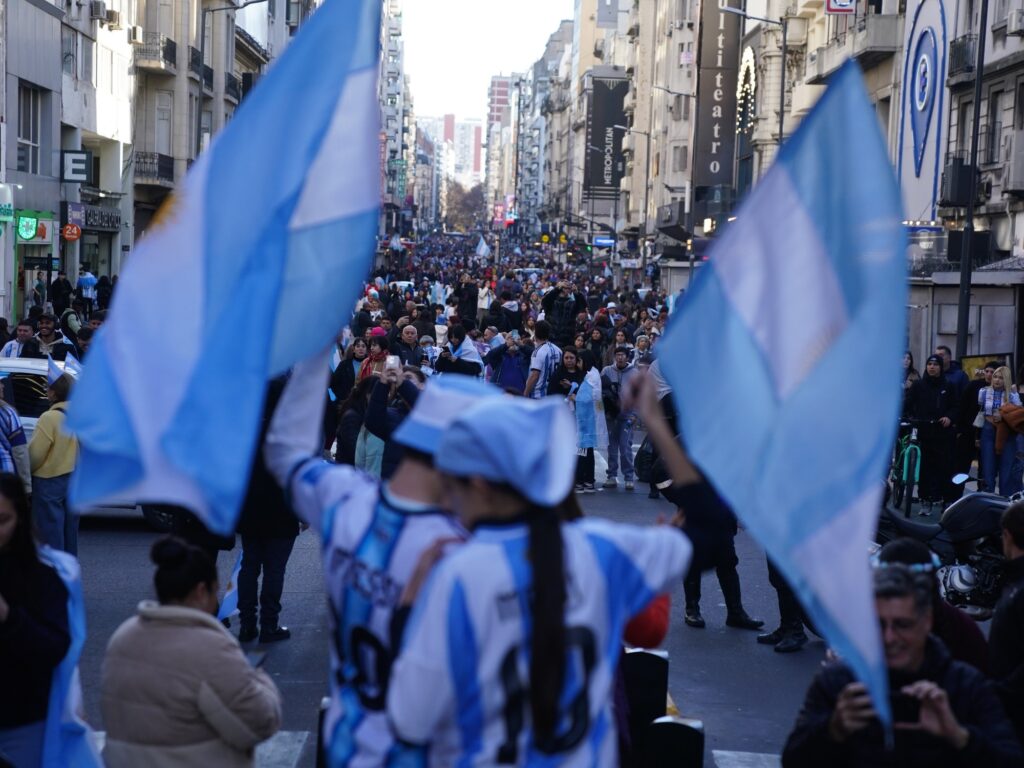 Argentina festeja. 
