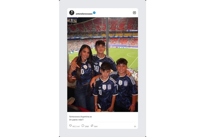 El emotivo mensaje de Antonella Roccuzzo.