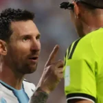 “A mí hablame bien”: el fuerte cruce de Lionel Messi con el árbitro ante Suiza