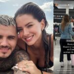 La China Suárez y Mauro Icardi volvieron a Ezeiza tras el escándalo por el robo en la casa de Wanda Nara