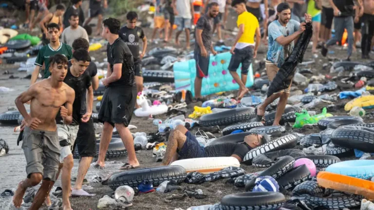 Ceuta colapsó por una llegada récord de…