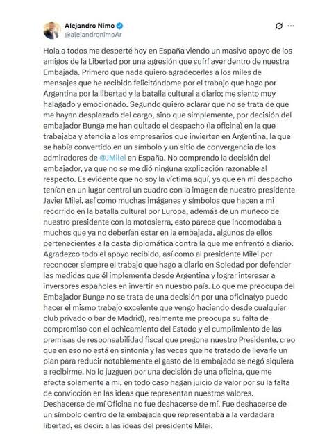 Así empezó la pelea.