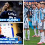 Lautaro Martínez le dio “like” a una crítica a Scaloni por no haberlo puesto en la final y estalló la polémica