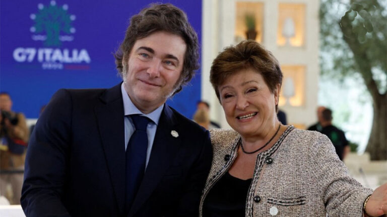 Milei recibe a Kristalina Georgieva en Casa…
