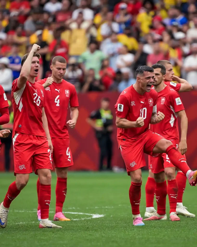 Suiza eliminó a Colombia antes de enfrentar  a Argentina en Cuartos
