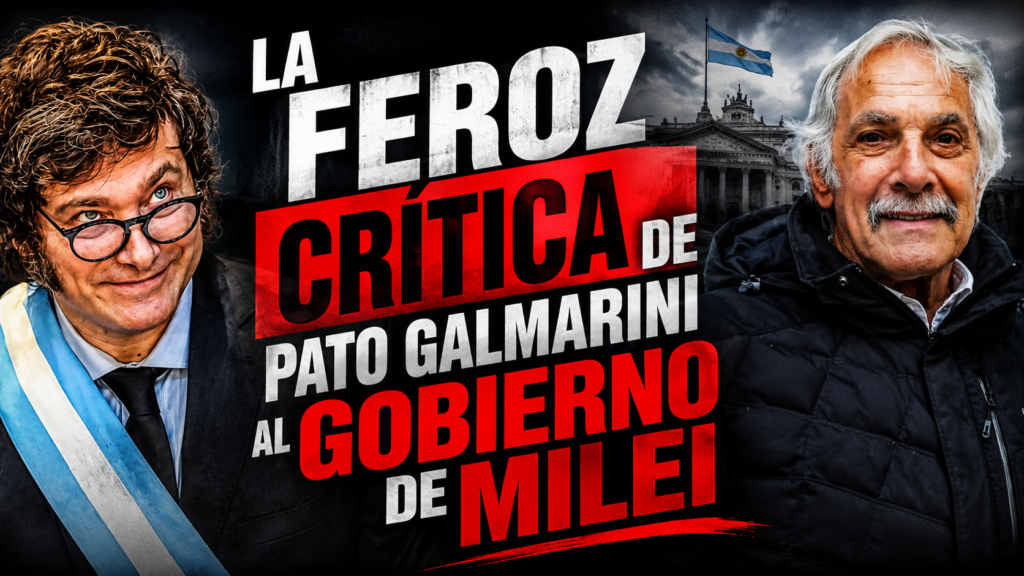 “Este tipo está rayado”: la durísima crítica de Pato Galmarini al gobierno de Javier Milei