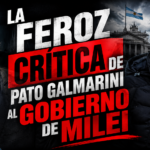 “Este tipo está rayado”: la durísima crítica de Pato Galmarini al gobierno de Javier Milei