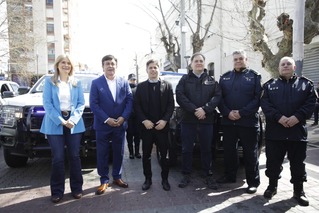 Kicillof y Espinoza sumaron patrulleros en La Matanza y destacaron una baja de los homicidios