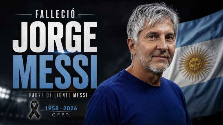 Murió Jorge Messi: “Vivió para Leo y fue…