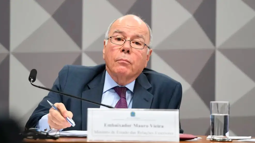 El canciller brasileño, Mauro Vieira.