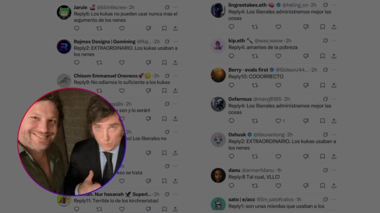 Escándalo en X: “¡Reply!” a Santiago…