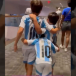 Retiro de Messi: el tierno abrazo de Thiago, Mateo y Ciro en el video de Antonela
