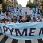 Las pymes se suman a la doble movilización a Plaza de Mayo por deudas familiares y cierre de empresas