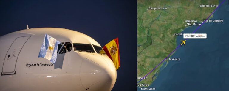 Plus Ultra: un vuelo Buenos Aires-Madrid aterrizó…