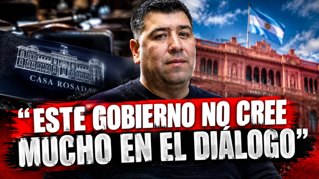 “Este Gobierno no cree en el diálogo y la conflictividad va a escalar”, Cristian Jerónimo