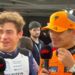 Norris cambió el tono y le pidió disculpas a Colapinto tras la polémica en Bakú