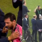 “Conmigo no”: Lionel Messi se cruzó con el jefe de la MLS y le puso los puntos en pleno festejo
