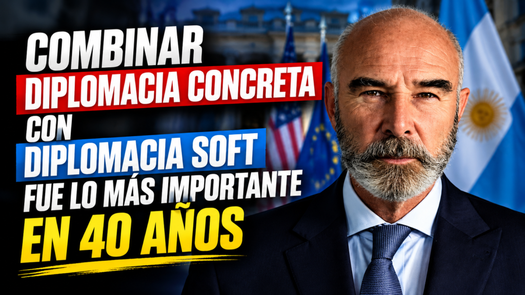 “Combinar diplomacia concreta con diplomacia soft fue lo más importante en 40 años”, Juan José Gómez Centurión