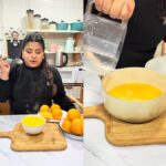 Receta viral: Elba Rodríguez probó el postre de naranja con solo dos ingredientes