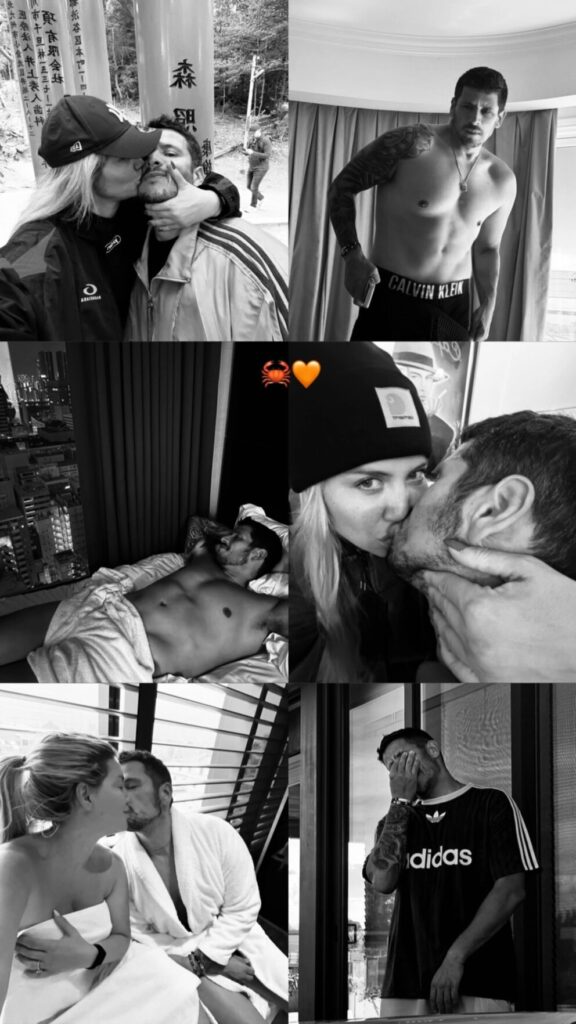 Wanda Nara compartió imágenes privadas con Martín Migueles y dejó ver su romance