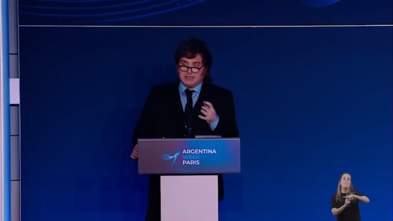 Gira Internacional: Javier Milei defendió su…