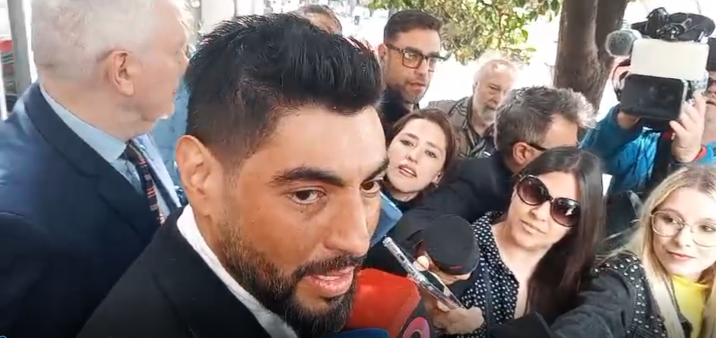 Levantan la perimetral a Facundo Moyano y él aseguró tras la audiencia que “es una cuestión mediática”