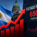 El riesgo país trepó a 650 puntos y alcanzó su nivel más alto en casi un año
