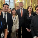 Villarruel se mostró con Felipe VI y marcó su propia agenda en Madrid